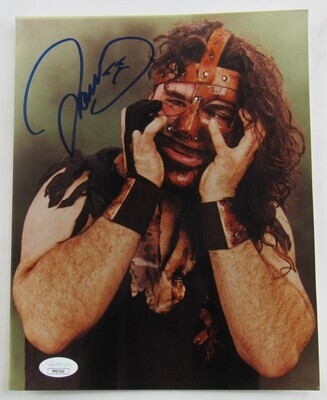 Mick Foley Mankind Cactus Jack Dude Love Signed Auto Autograph 8x10 Photo JSA COA VI