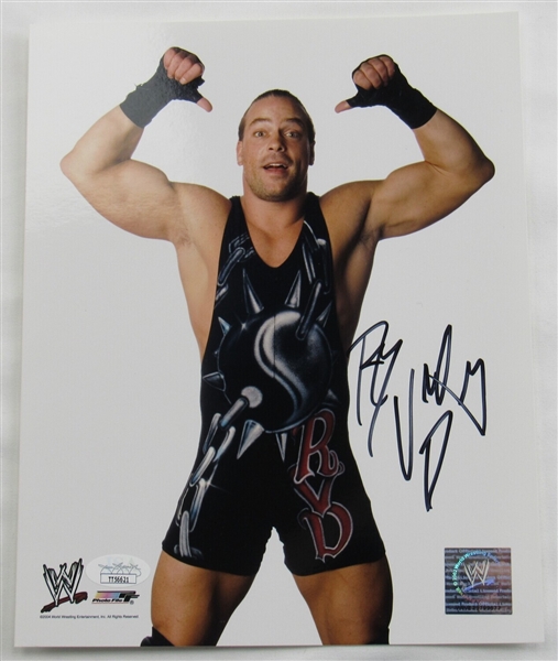 Rob Van Dam Signed Auto Autograph 8x10 Photo JSA TT56621