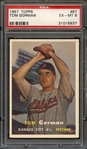 1957 TOPPS 87 TOM GORMAN PSA EX-MT 6