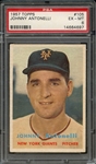 1957 TOPPS 105 JOHNNY ANTONELLI PSA EX-MT 6