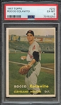 1957 TOPPS 212 ROCCO COLAVITO PSA EX-MT 6