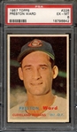 1957 TOPPS 226 PRESTON WARD PSA EX-MT 6