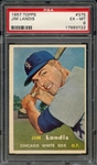 1957 TOPPS 375 JIM LANDIS PSA EX-MT 6