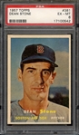 1957 TOPPS 381 DEAN STONE PSA EX-MT 6