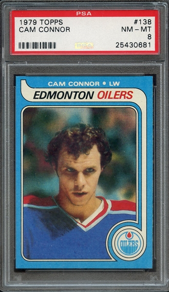 1979 TOPPS 138 CAM CONNOR PSA NM-MT 8