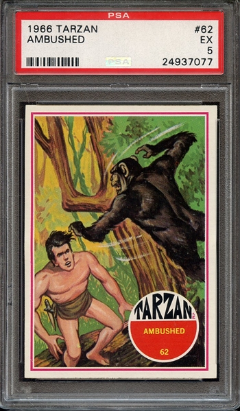 1966 TARZAN 62 AMBUSHED PSA EX 5