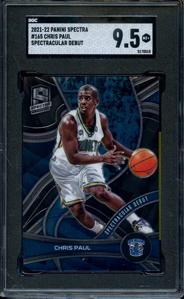 2021 PANINI SPECTRA 165 CHRIS PAUL SGC MINT+ 9.5