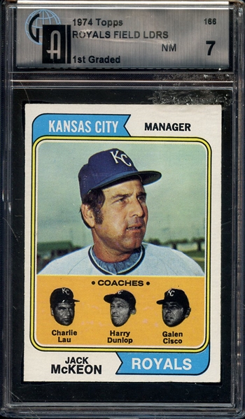 1974 TOPPS 166 JACK MCKEON GAI NM 7