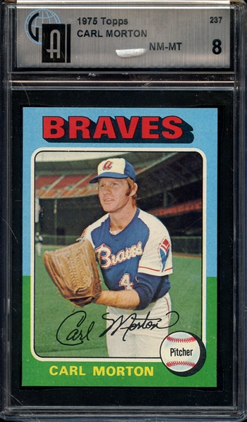 1975 TOPPS 237 CARL MORTON GAI NM-MT 8