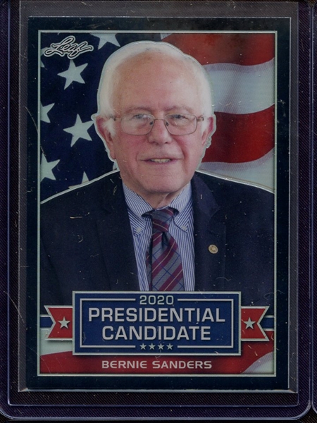 2019 LEAF 2020 PRESIDENTIAL PRISMATIC BLACK BERNIE SANDERS 1/15