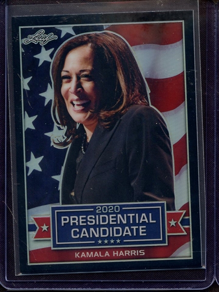 2019 LEAF 2020 PRESIDENTIAL PRISMATIC BLACK KAMALA HARRIS 1/15