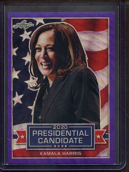 2019 LEAF 2020 PRESIDENTIAL PRISMATIC PURPLE WAVE KAMALA HARRIS 4/15