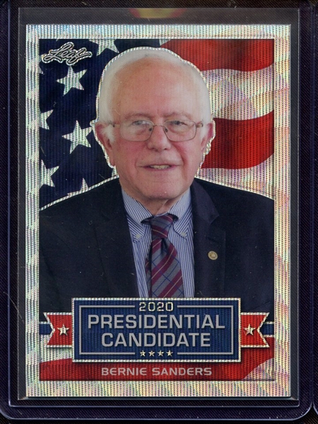 2019 LEAF 2020 PRESIDENTIAL PRISMATIC WAVE SILVER BERNIE SANDERS