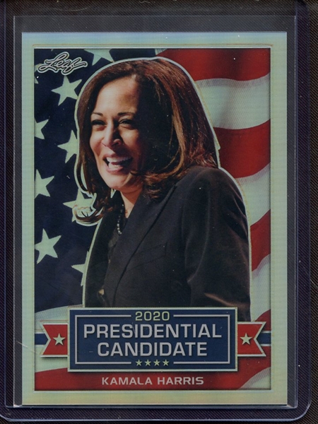 2019 LEAF 2020 PRESIDENTIAL PRISMATIC SILVER KAMALA HARRIS