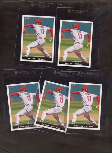 (5) 2018 LEAF NATIONAL 37 SHOHEI OHTANI