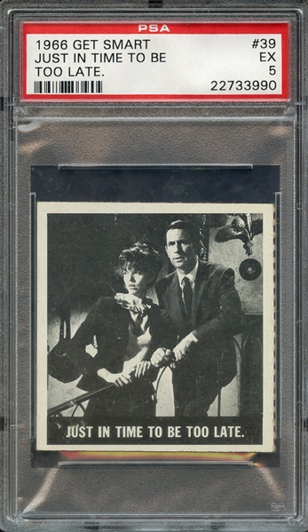1966 GET SMART 39 JUST IN TIME TO BE TOO LATE. PSA EX 5