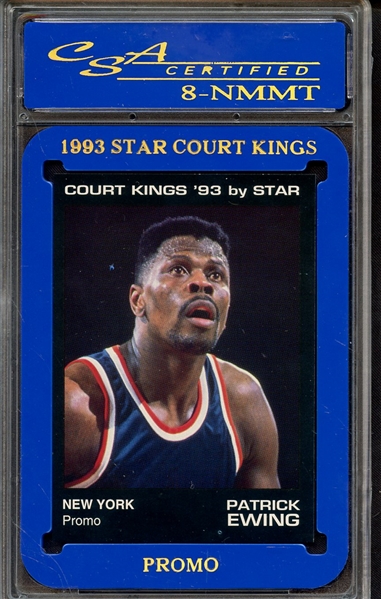 1993 STAR COURT KINGS PATRICK EWING PROMO CSA NM-MT 8