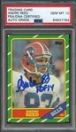 1986 TOPPS 388 SIGNED ANDRE REED "HOF 14" PSA/DNA AUTO 10