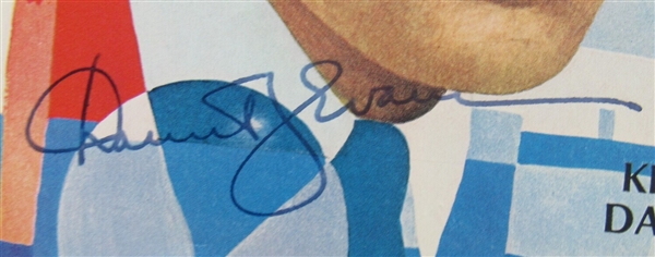 Dan Evans Signed Auto Autograph Time Magazine Cut Cover 8/9/68 JSA AE26266