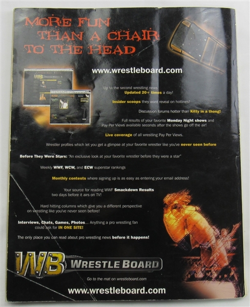 Vince Russo Rob Van Dam Trish Stratus Signed WWE WWF Magazine August 2000 JSA TT37964