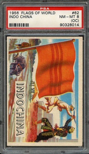 1956 FLAGS OF WORLD 62 INDO CHINA PSA NM-MT 8 (OC)