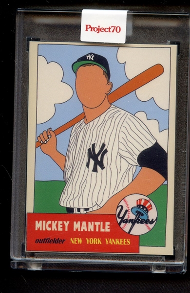 2021 TOPPS PROJECT 70 500 MICKEY MANTLE