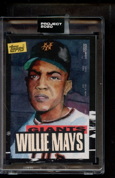 2020 TOPPS PROJECT 2020 101 WILLIE MAYS