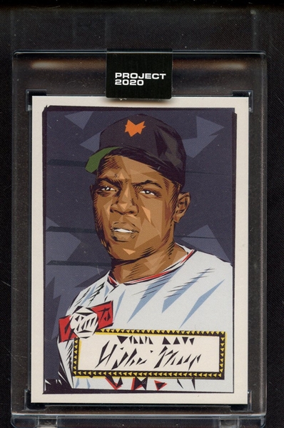 2020 TOPPS PROJECT 2020 275 WILLIE MAYS