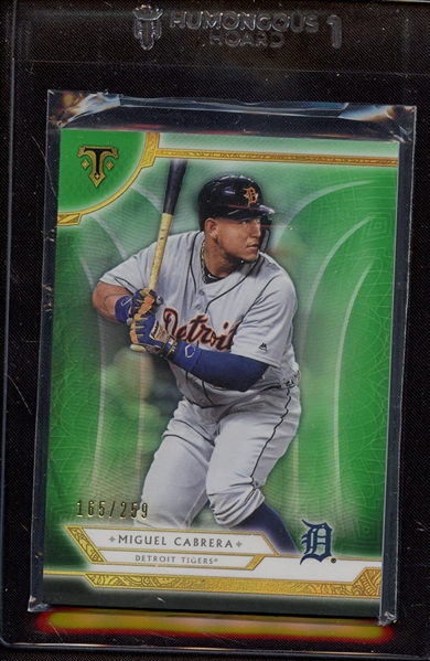 2018 TOPPS TRIPLE THREADS MIGUEL CABRERA 165/259