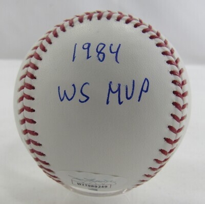 Alan Trammell Signed Auto Autograph Rawlings Baseball w/ Stat Insc JSA Witness COA