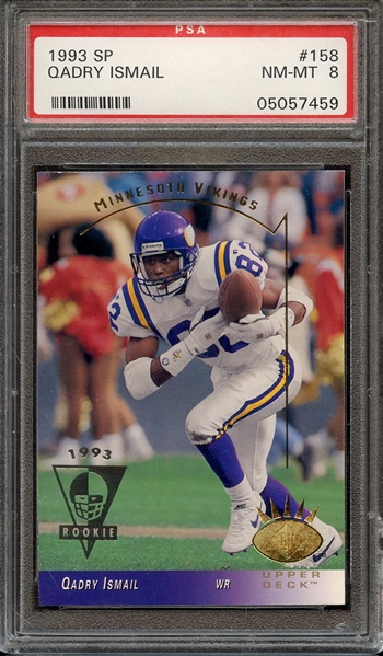 1993 SP 158 QADRY ISMAIL PSA NM-MT 8