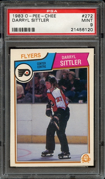 1983 O-PEE-CHEE 272 DARRYL SITTLER PSA MINT 9