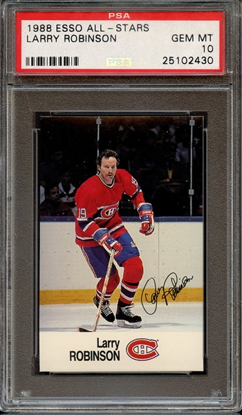 1988 ESSO ALL-STARS LARRY ROBINSON PSA GEM MT 10