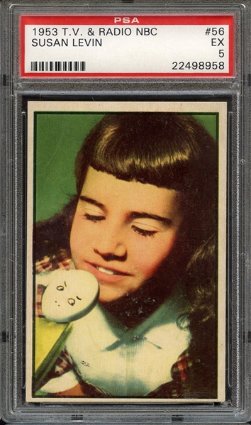 1953 T V & RADIO NBC 56 SUSAN LEVIN PSA EX 5