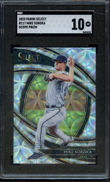 2020 PANINI SELECT SCOPE PRIZM 117 MIKE SOROKA SGC GEM 10