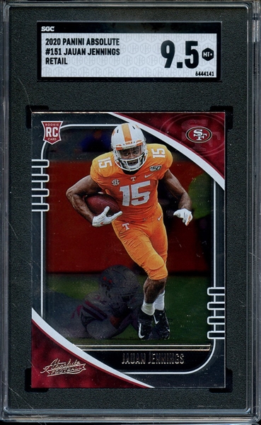 2020 PANINI ABSOLUTE RETAIL 151 JAUAN JENNINGS SGC MINT+ 9.5