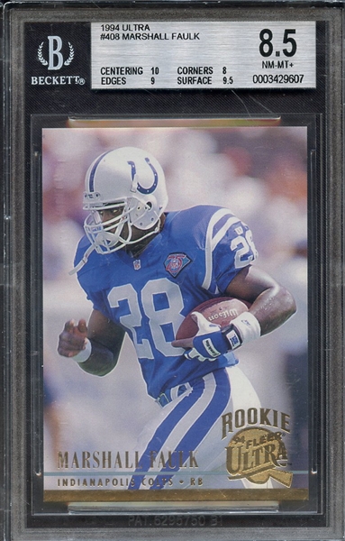 1994 ULTRA 408 MARSHALL FAULK BGS NM-MT+ 8.5