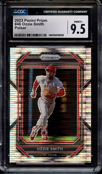 2023 PANINI PRIZM PULSAR 46 OZZIE SMITH CGC MINT+ 9.5