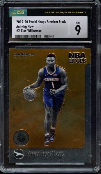 2019 PANINI HOOPS PREMIUM STOCK ARRIVING NOW 2 ZION WILLIAMSON CSG MINT 9