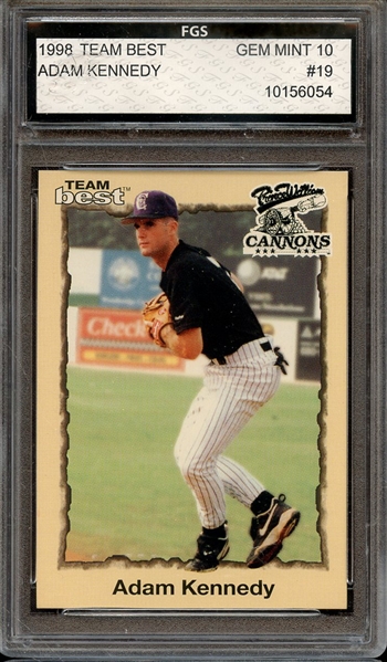 1998 TEAM BEST 19 ADAM KENNEDY FGS 10