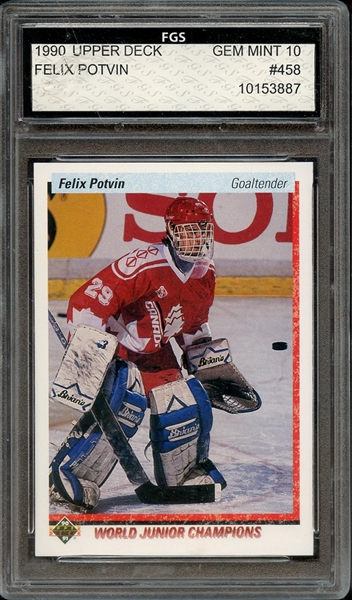 1990 UPPER DECK 458 FELIX POTVAN FGS 10