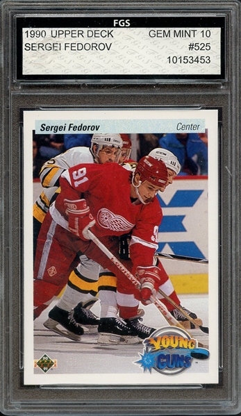 1990 UPPER DECK 525 SERGEI FEDOROV FGS 10