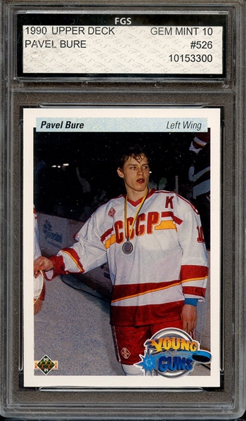 1990 UPPER DECK 526 PAVEL BURE FGS 10