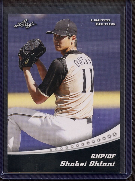 2018 LEAF LIMITED EDITION SHOHEI OHTANI