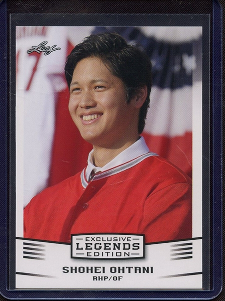 2018 LEAF EXCLUSIVE LEGENDS EDITION SHOHEI OHTANI