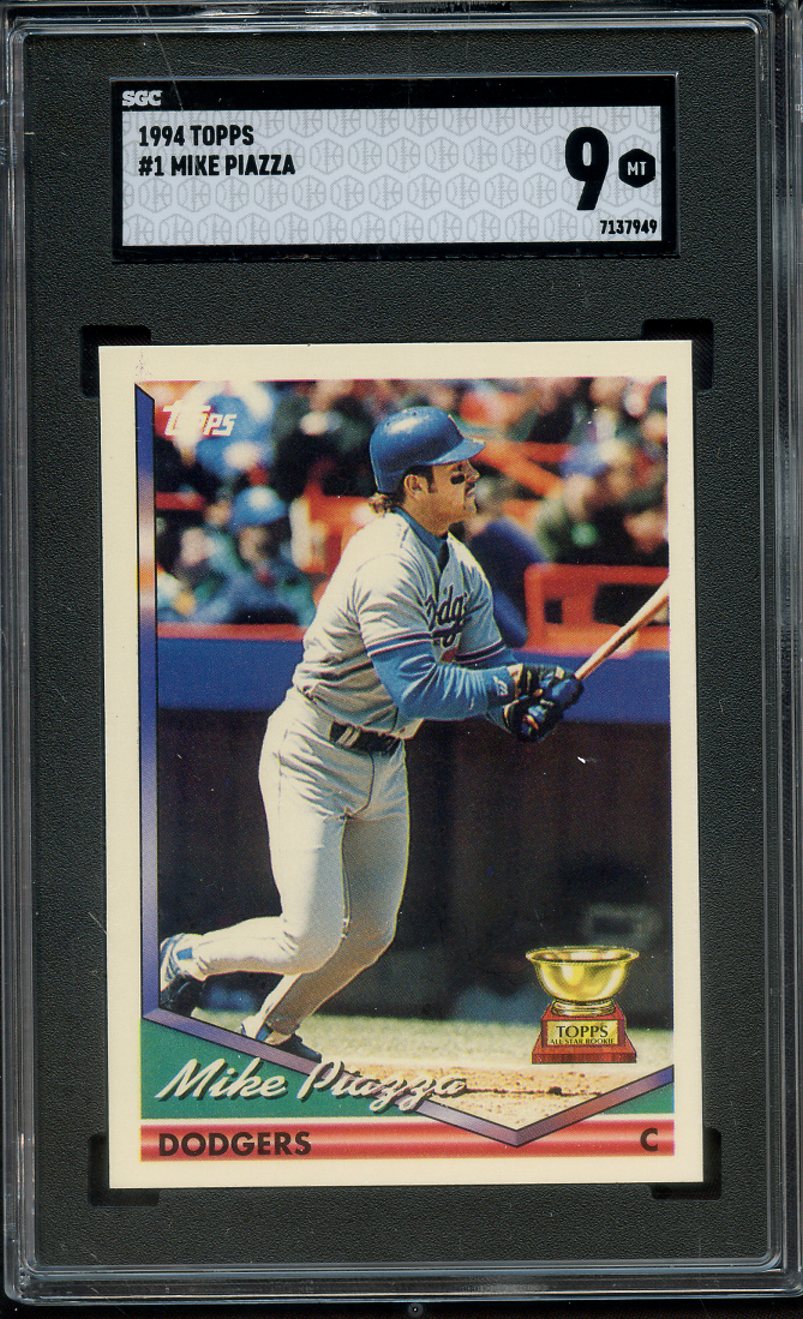 Lot Detail - 1994 TOPPS 1 MIKE PIAZZA SGC MINT 9