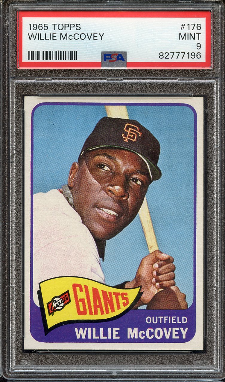 Lot Detail - 1965 TOPPS 176 WILLIE McCOVEY PSA MINT 9