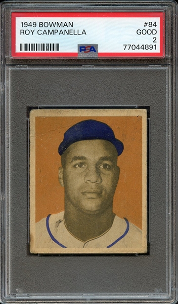 1949 BOWMAN 84 ROY CAMPANELLA PSA GOOD 2