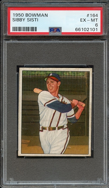 1950 BOWMAN 164 SIBBY SISTI PSA EX-MT 6