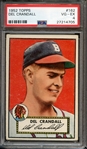 1952 TOPPS 162 DEL CRANDALL PSA VG-EX 4